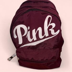 PINK Victoria's Secret Burgundy Backpack
